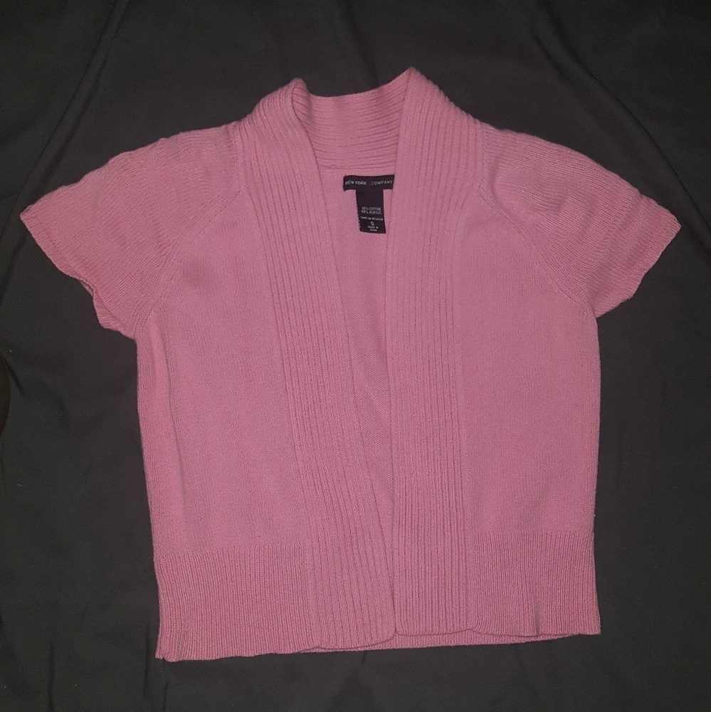 New York & Company Pink Catdigan